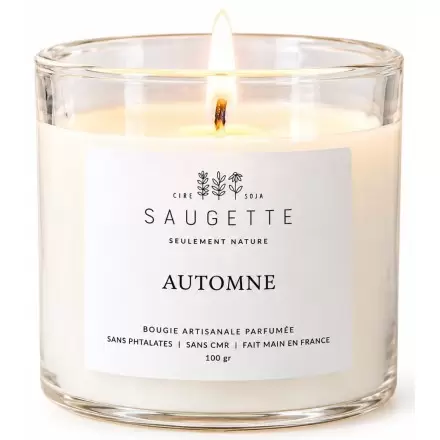 Bougie Parfumée & Artisanale Automne - Saugette