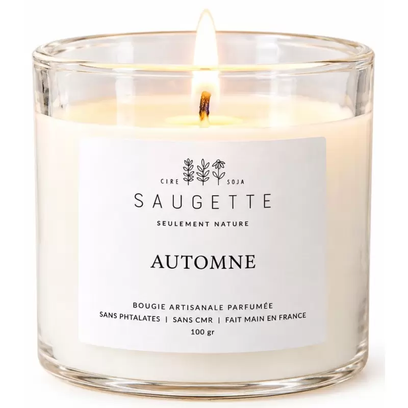 Bougie Parfumée & Artisanale Automne - Saugette