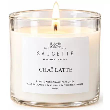 Bougie Chai Latte - Parfumée & Artisanale - Saugette