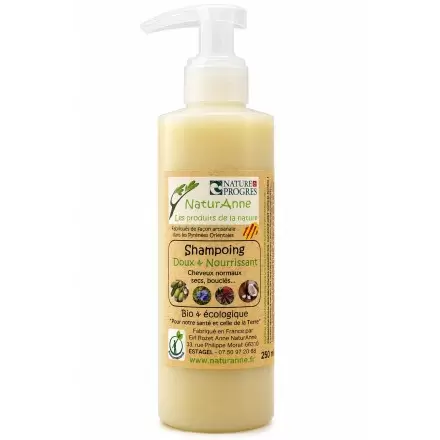 Shampoing Bio Nigelle & Ricin – Doux & Nourrissant | NaturAnne