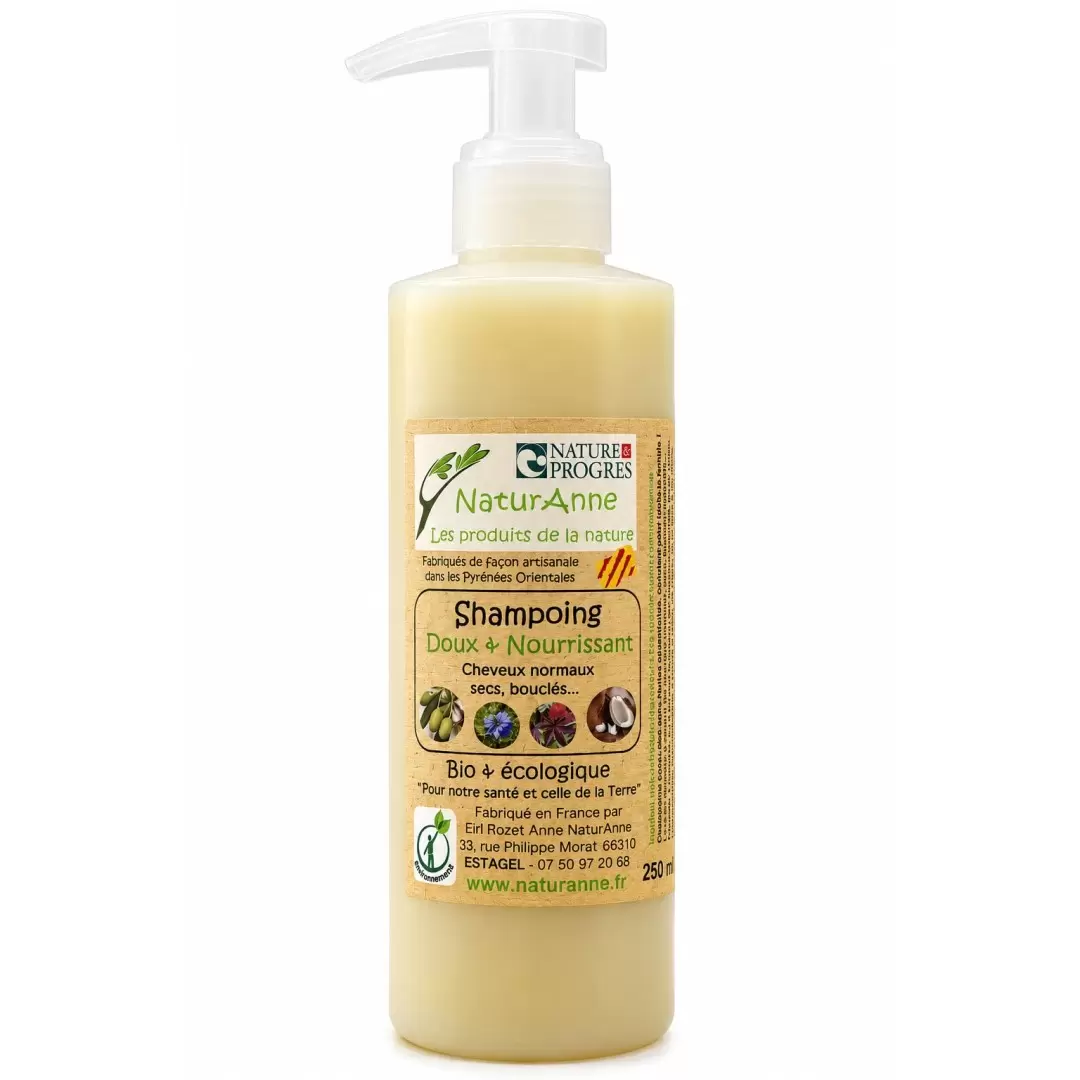 Shampoing Bio Nigelle & Ricin – Doux & Nourrissant | NaturAnne