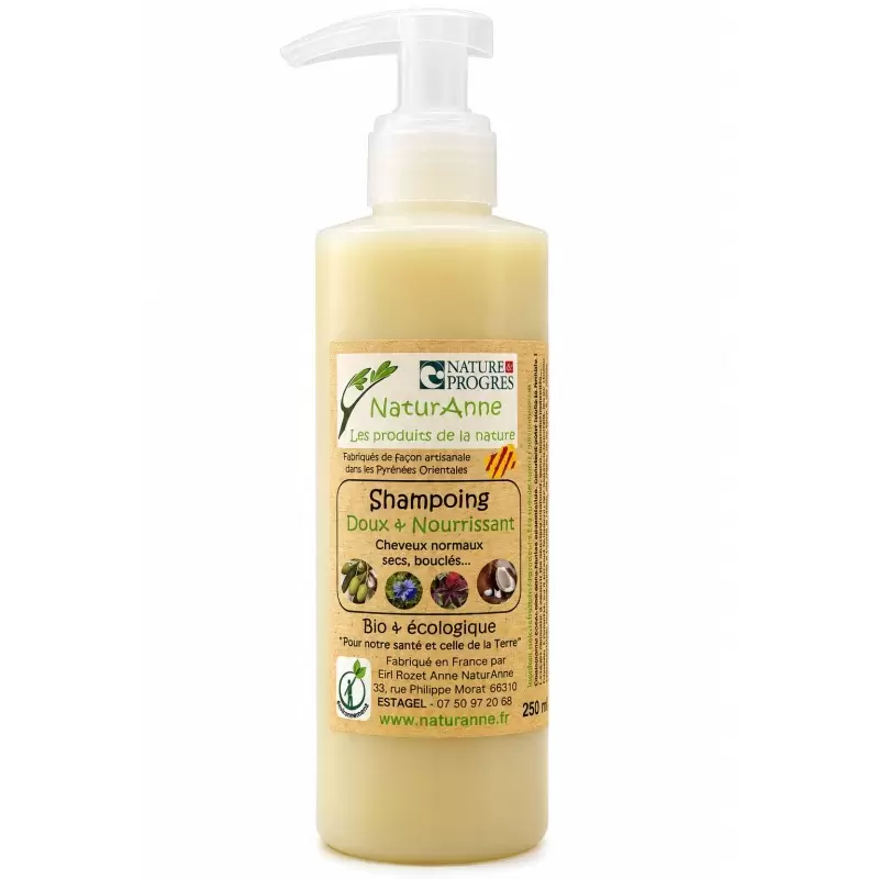 Shampoing Bio Nigelle & Ricin – Doux & Nourrissant | NaturAnne