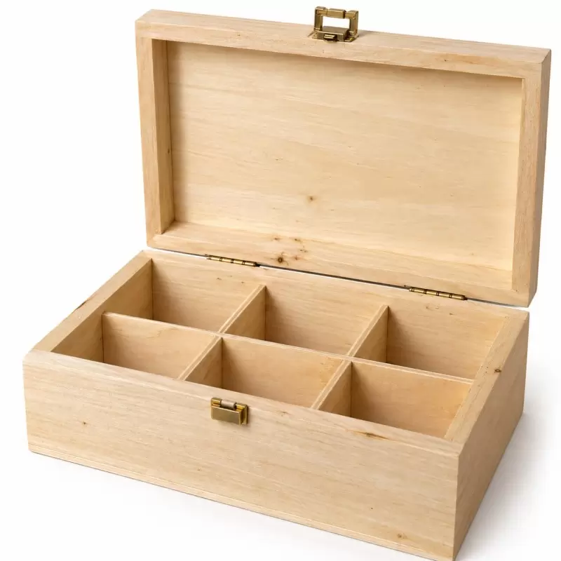 Boîte à thé et tisanes en bois du Jura – Artisanale & Locale