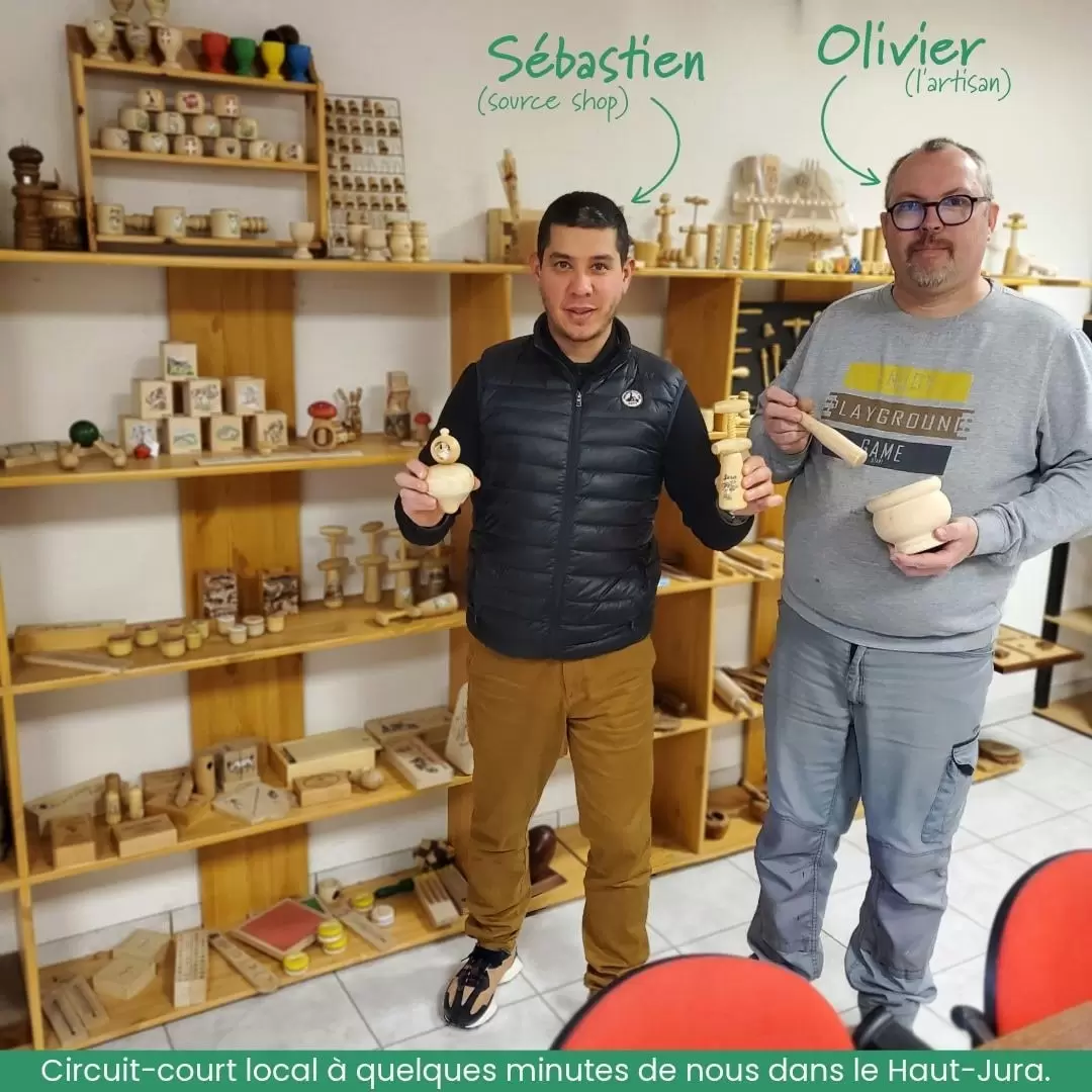 Spatule Large en Bois de Hêtre du Jura - Artisanale & Locale 🇫🇷
