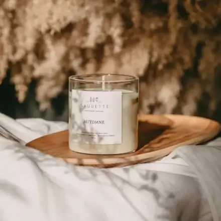 Bougie Automne - Parfumée & Artisanale | Saugette