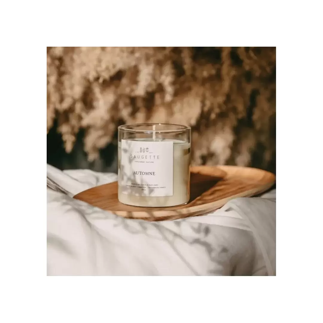 Bougie Parfumée & Artisanale Automne - Saugette