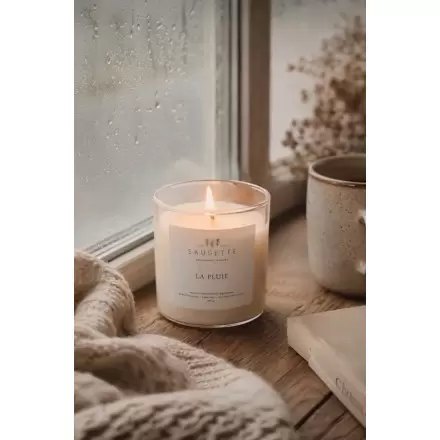 Bougie La Pluie - Parfumée & Artisanale | Saugette