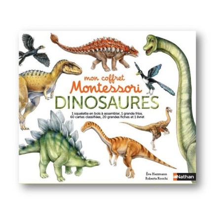 Mon coffret Montessori dinosaures - Nathan