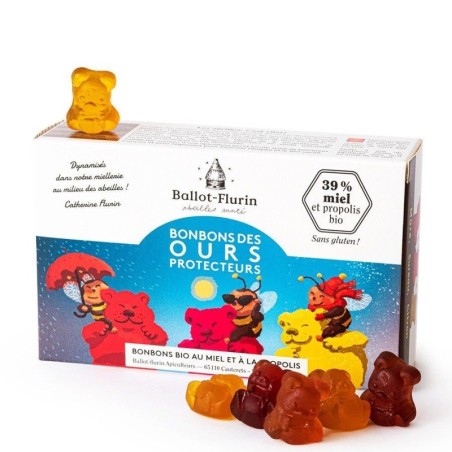 Bonbons BIO pour gorge - Bonbons des ours protecteurs Ballot-Flurin