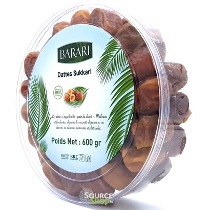 Dattes Sukari - Qualité Premium - 600g - Barari