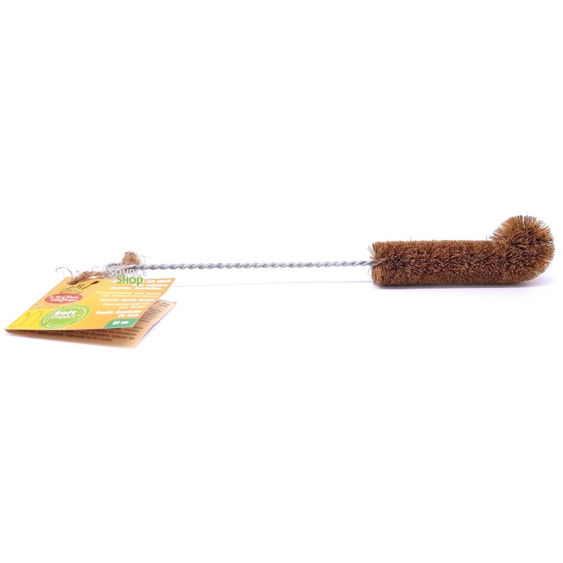 Goupillon Gourde brosse bouteille soie coton - La Droguerie