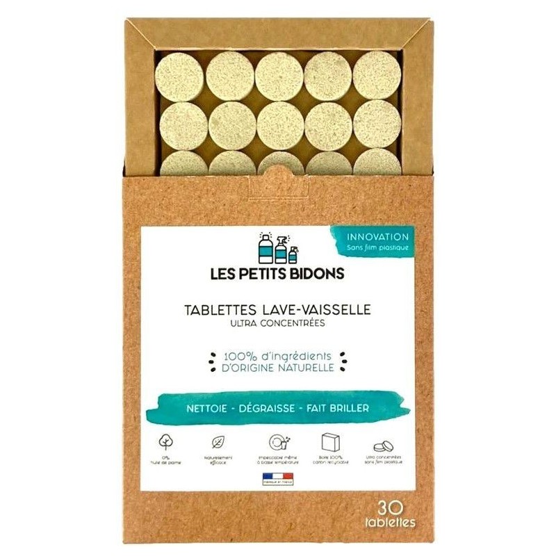 Tablettes lave-vaisselle BIO - Les Petits Bidons
