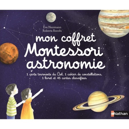 Mon coffret Montessori astronomie - Nathan