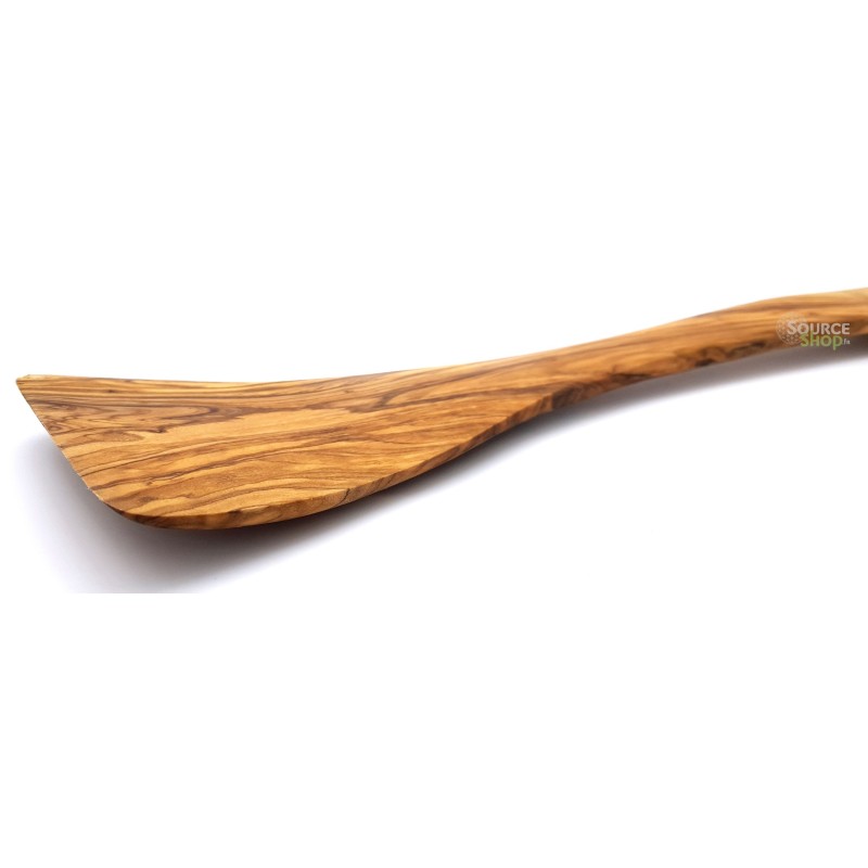 Spatule galbée en bois d'olivier - 35cm