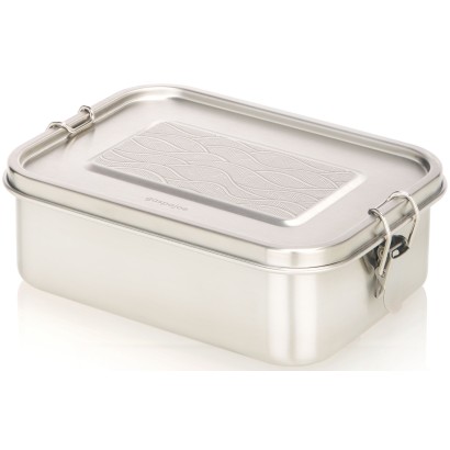 Lunch Box inox Yummy - 1200ml - Gravée onde