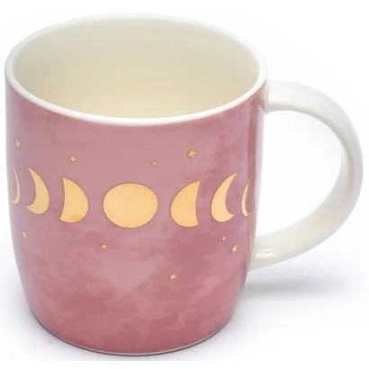 Mug à infusion en porcelaine avec filtre en inox - Lune