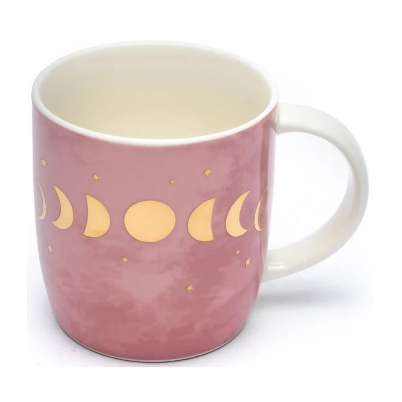 Mug à infusion en porcelaine avec filtre en inox - Lune