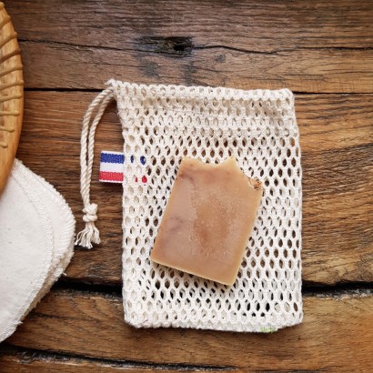 Filet à savon en coton BIO - Français & Artisanal