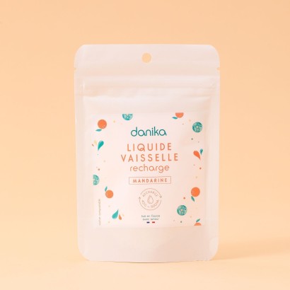 Liquide vaisselle à diluer - Mandarine - Recharge - Danika