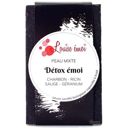 Savon BIO au Charbon & Ricin - "Détox émoi"