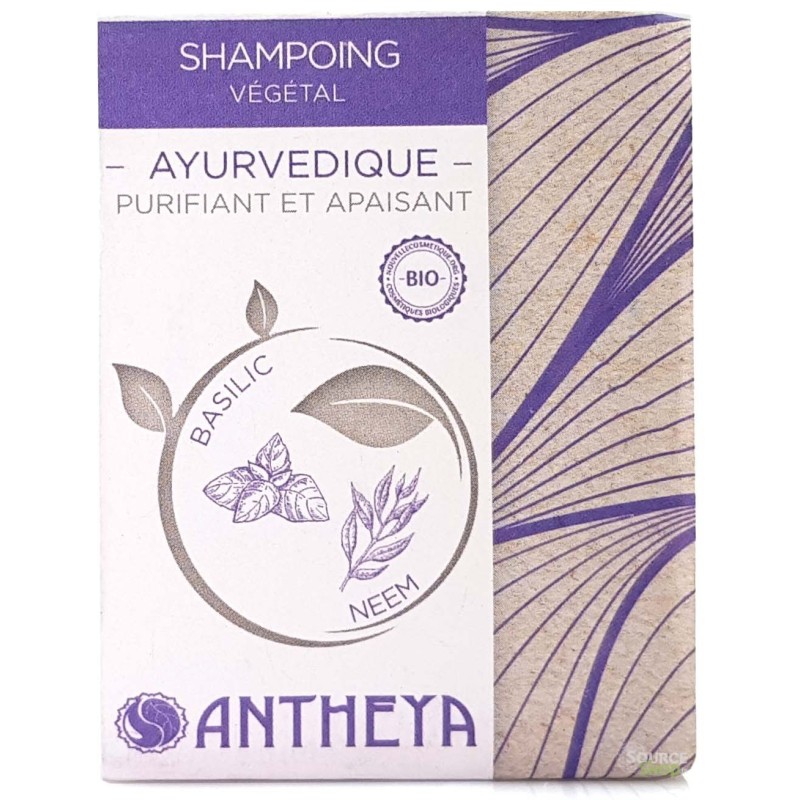 Shampooing solide BIO ayurvédique anti-pellicules - Antheya