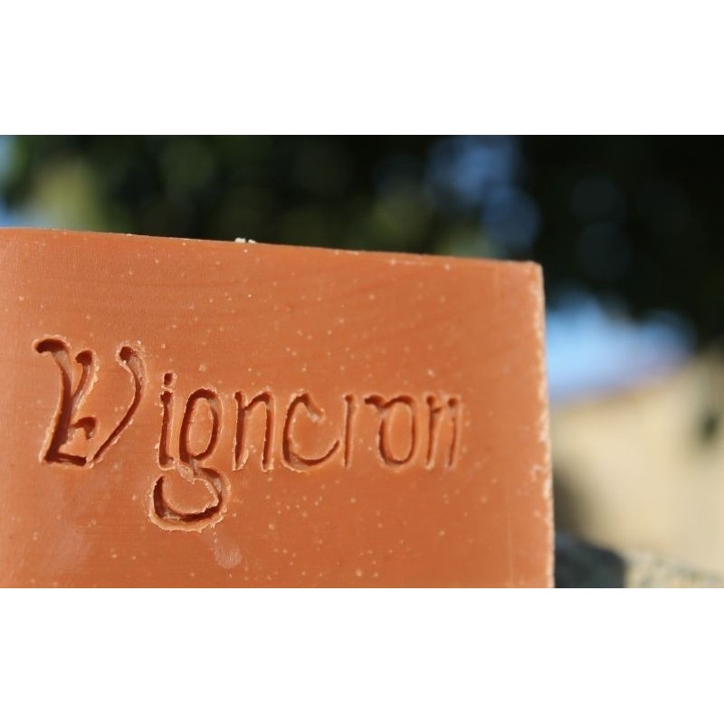 Savon BIO pépins de raisin, argile rouge & romarin "Le Vigneron" - Savonnerie du Pilat