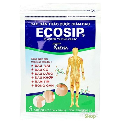 Patch anti-douleur Ecosip aux plantes médicinales