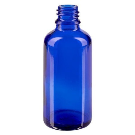 Flacon en verre bleu qualité pharmaceutique