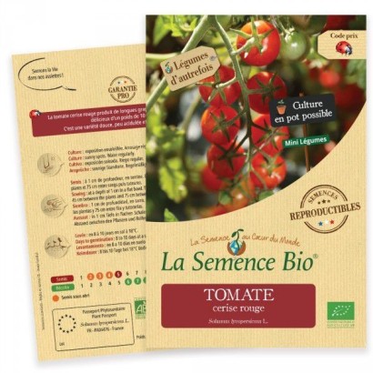 Graines Tomate Cerise BIO - La Semence Bio