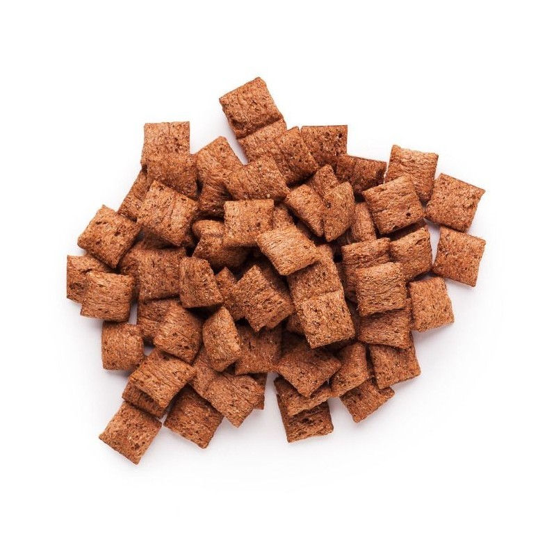 Carrés céréales BIO fourrées chocolat-noisettes 375grs (Bte : 12pcs)