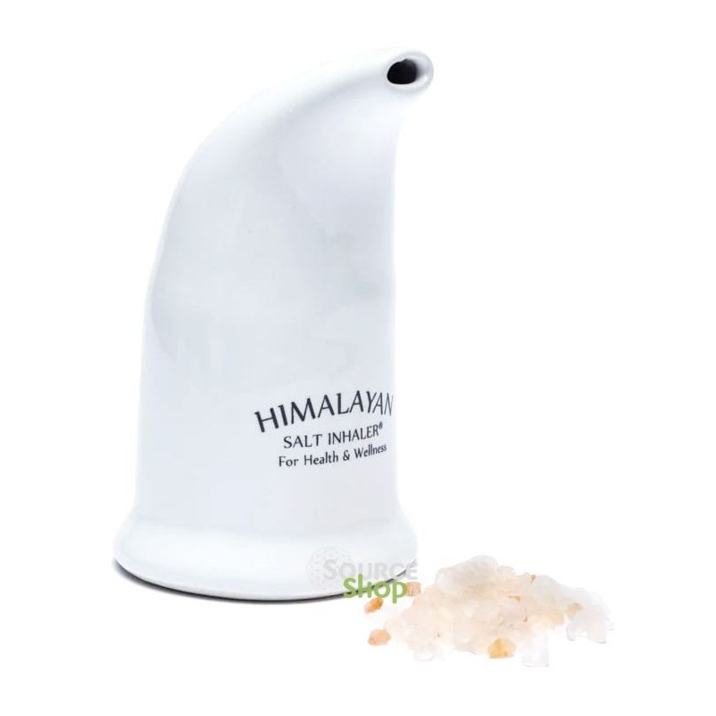 Inhalateur Lota sel de l'Himalaya - Pipe de sel en céramique