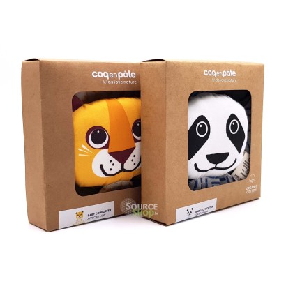 Doudou Panda en coton BIO - Coq en Pâte