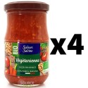 Lot de 4 sauces bolognaise végétarienne BIO - 200g