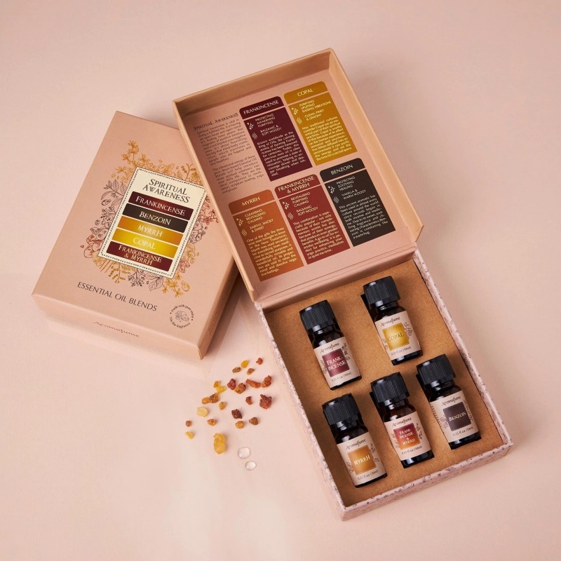 Mindbreaker Set d'aromathérapie bio avec 6 bouteilles d'huile essen