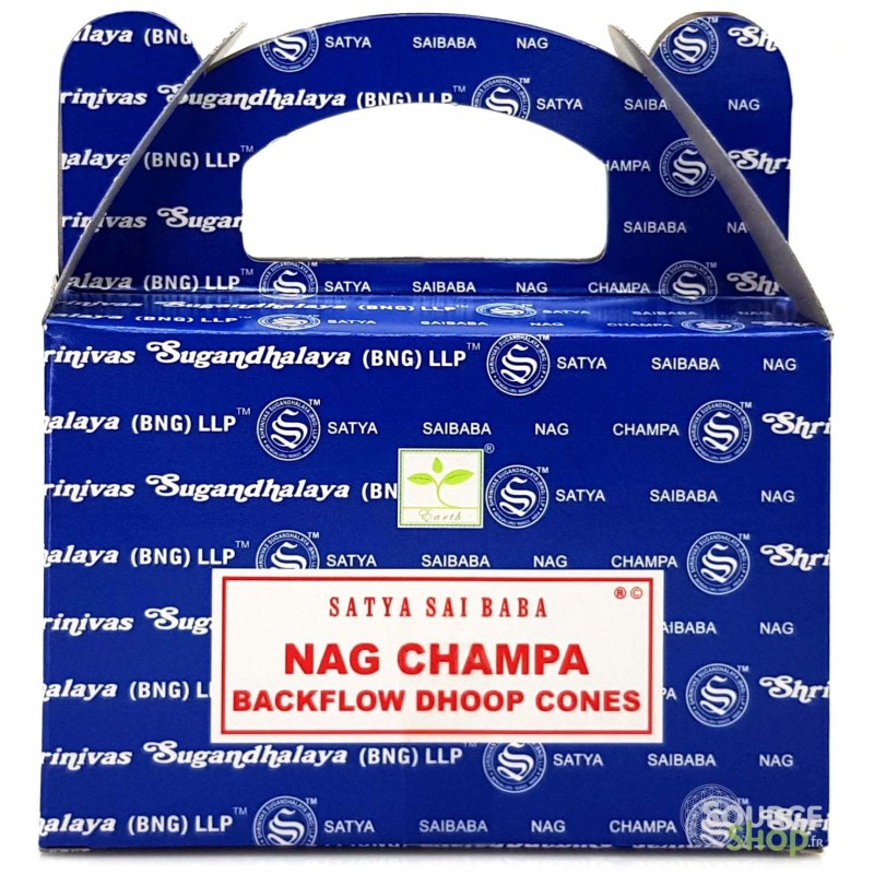 Cônes d'encens à refoulement Nag Champa - Backflow