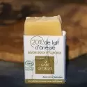 Savon BIO au lait d'ânesse & avocat - aloe & agrumes - Le Prieuré de Saint-Georges