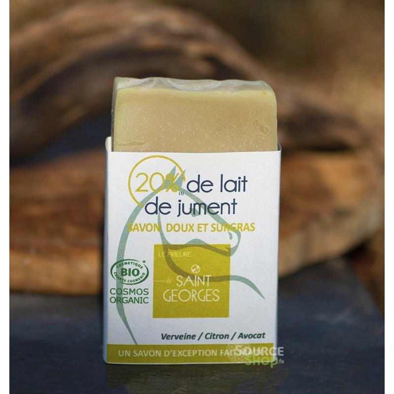 Savon BIO lait de jument & argile verte - Saint-Georges
