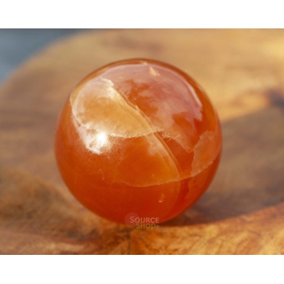 Sphère Calcite Miel - 6cm