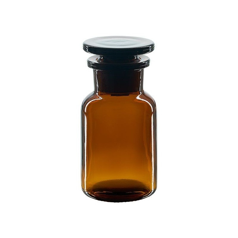 Flacon d'apothicaire en verre ambré - qualité pharmaceutique