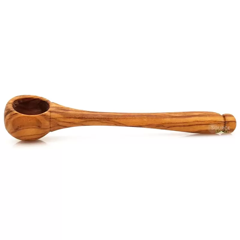 Cuillère Doseuse à Café En Bois Massif (noyer) - 2 Tailles : Manche Court 8 Cm, Manche Long 11,5 Cm - Pour Café, Farine, épices