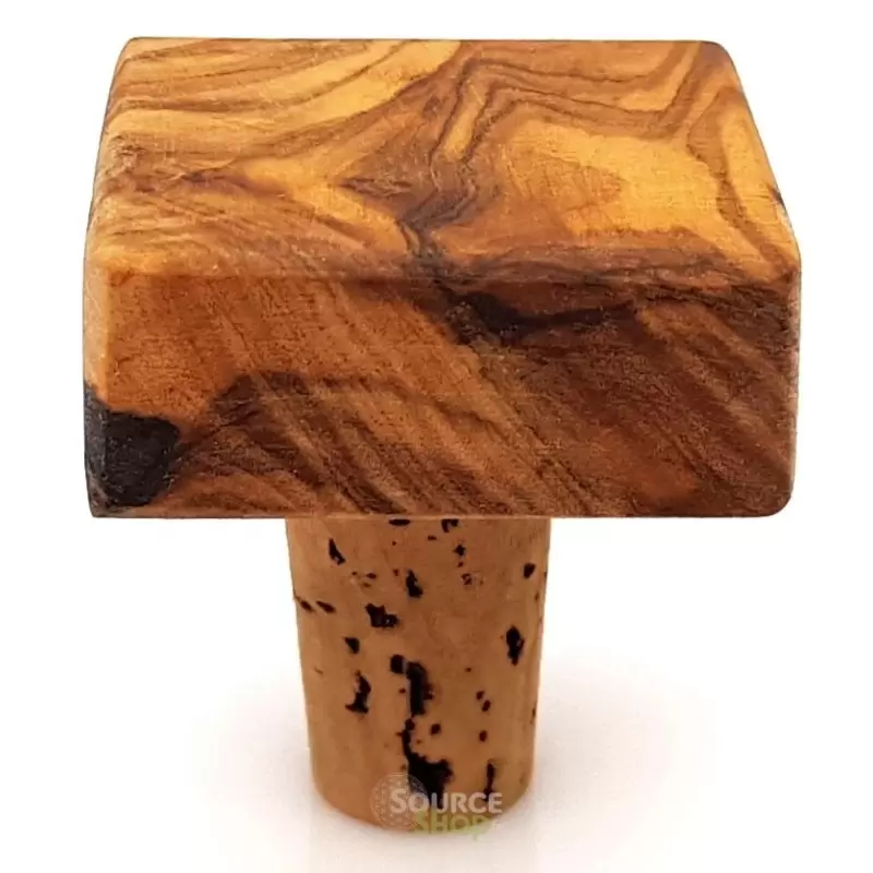 Bouchon en bois d'olivier - Artisanal