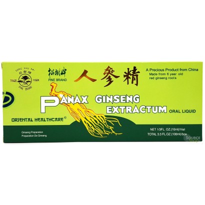 Panax Ginseng - 10 fioles - Pine Brand
