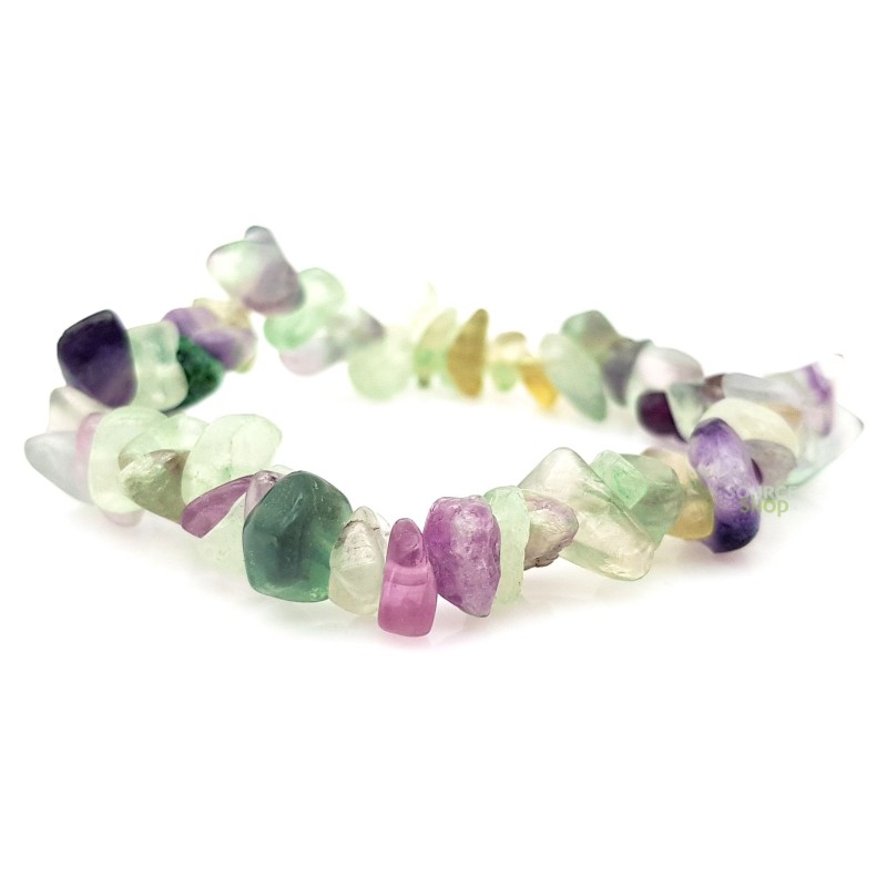 Bracelet chips Fluorite