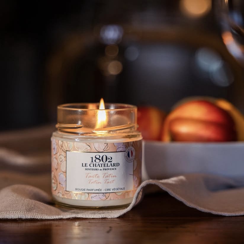 Bougie parfumée naturelle et artisanale de Le Chatelard 1802