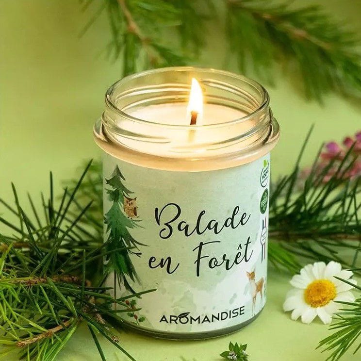 Bougie parfumée naturelle Aromandise
