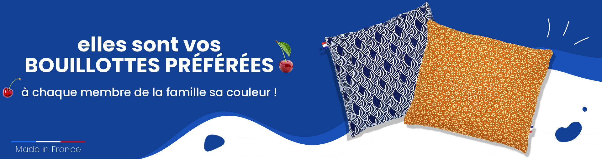 Bouillottes noyaux de cerises Source Shop