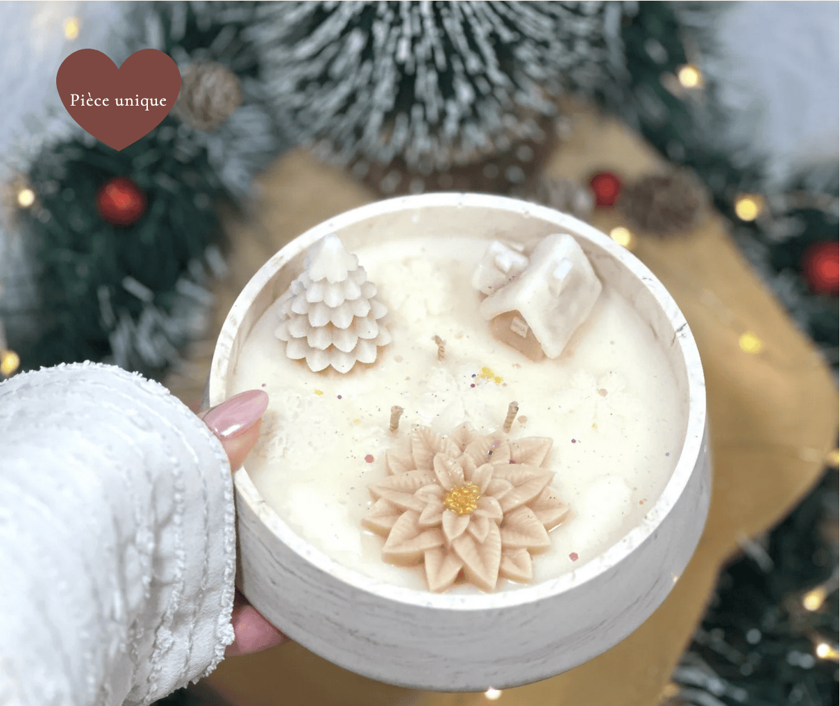 Bougie parfumée naturelle de Noël Ely's Candle