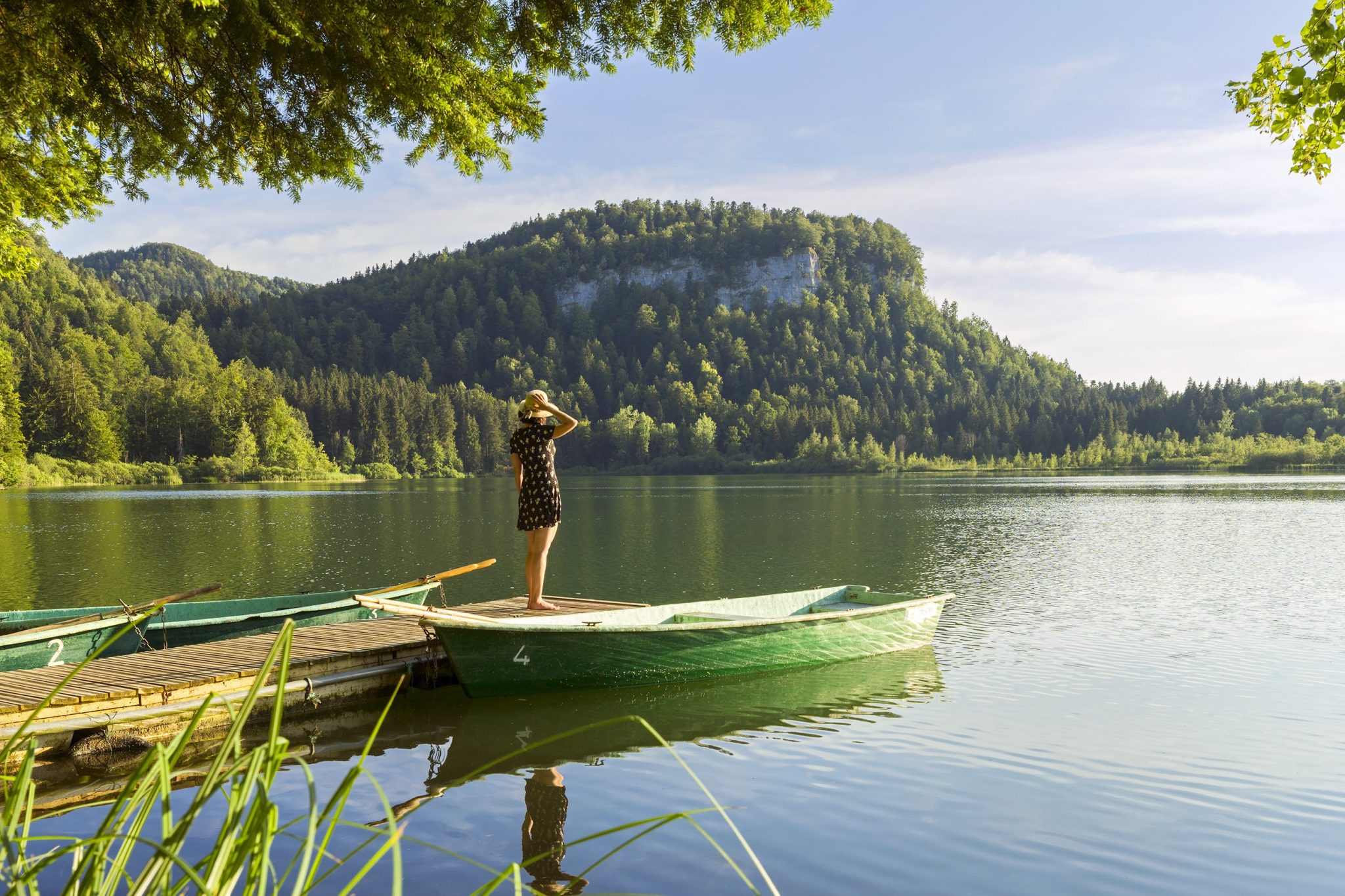 Lac de Bonlieu © Stéphane Godin/Jura Tourisme 