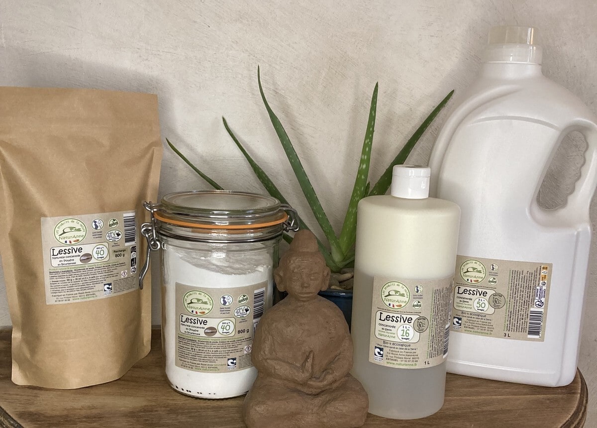 Lessive naturelle bio, fabrication artisanale Naturanne