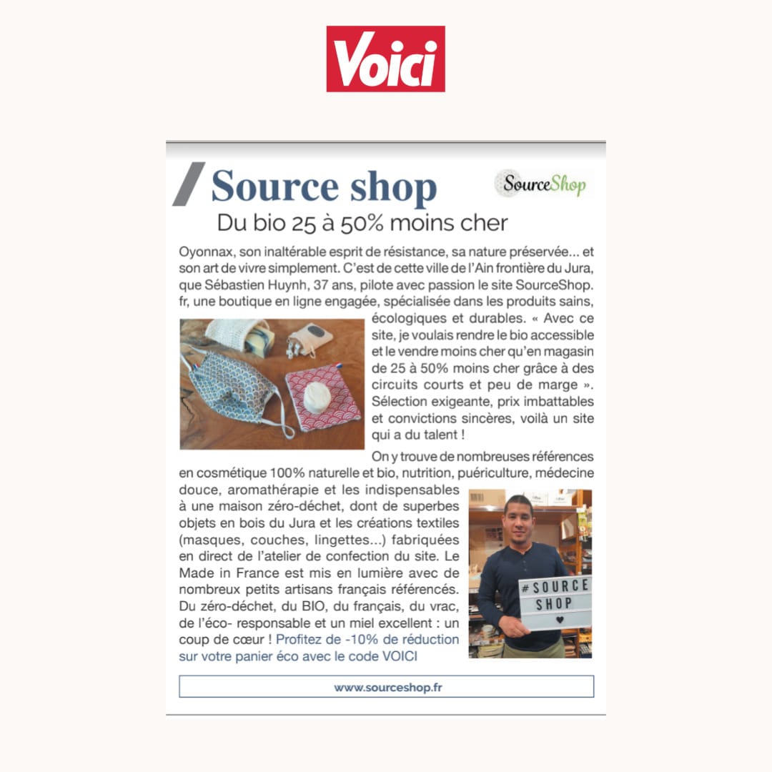 Voici parle de Source Shop